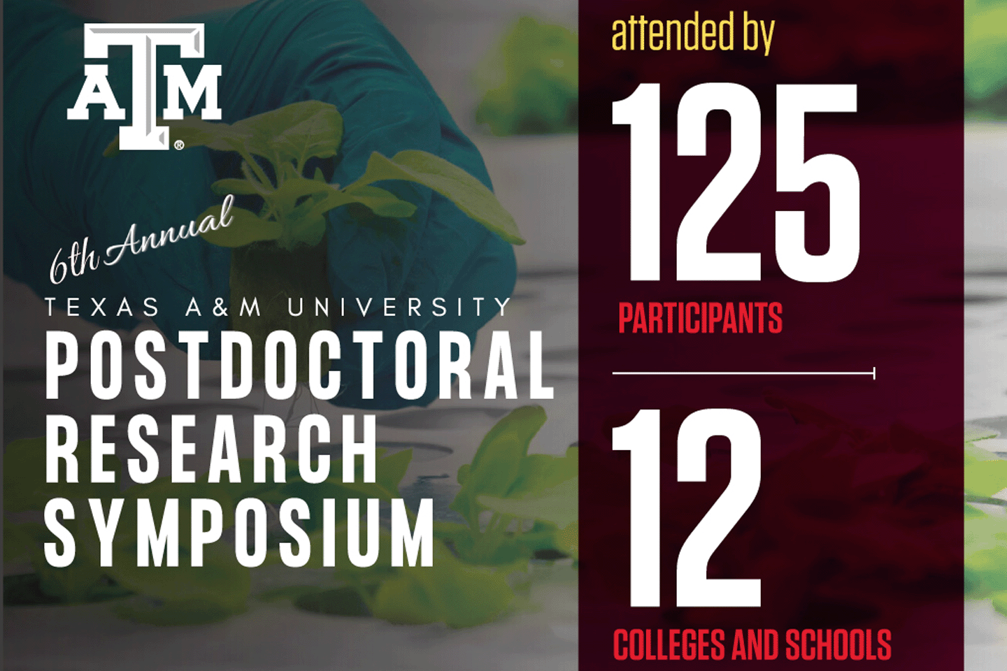 Texas A&M postdoctoral research symposium awards