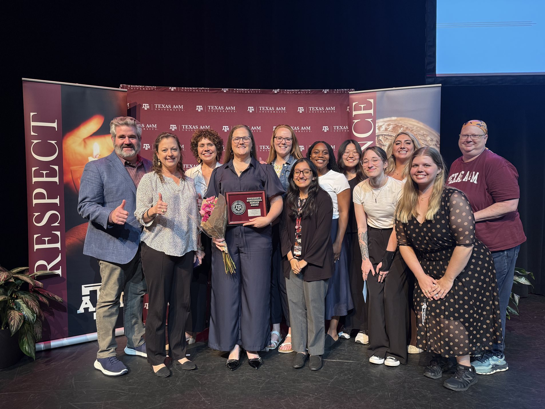 Trisha Winkle Receives Two Prestigious Campus Awards